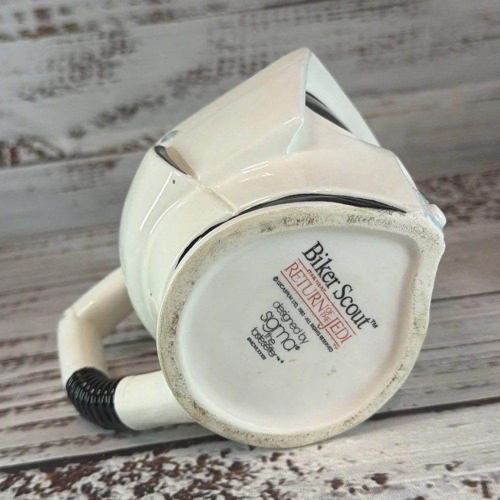 Vintage Star Wars Biker Scout Mug Cup Ceramic Sigma 1983